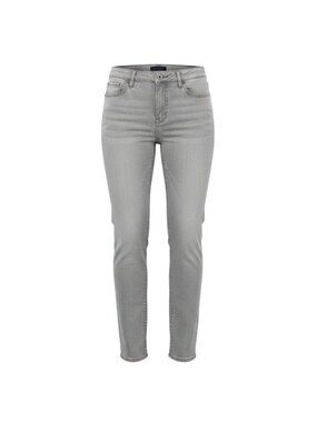 Bandolino Womens Gray Straight-Leg Denim Jeans Size 18